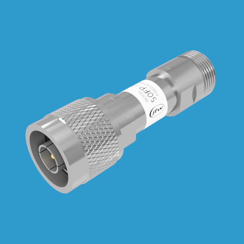 50FP XXX H6 N fixed attenuator 50 ohm 2 watts