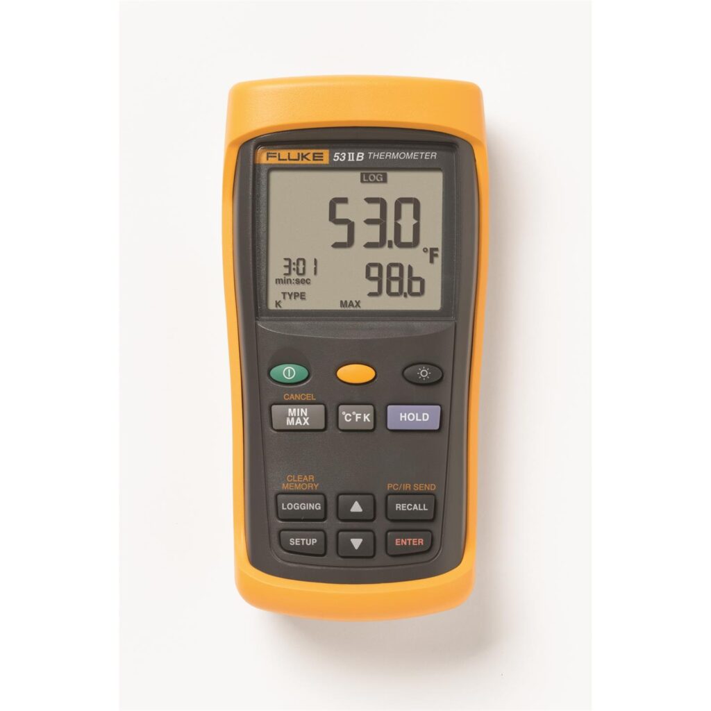 WEB Image FLUKE 53 2 B 50HZ Termometer med en kana fluke 53 2 1842331986 plid 28431