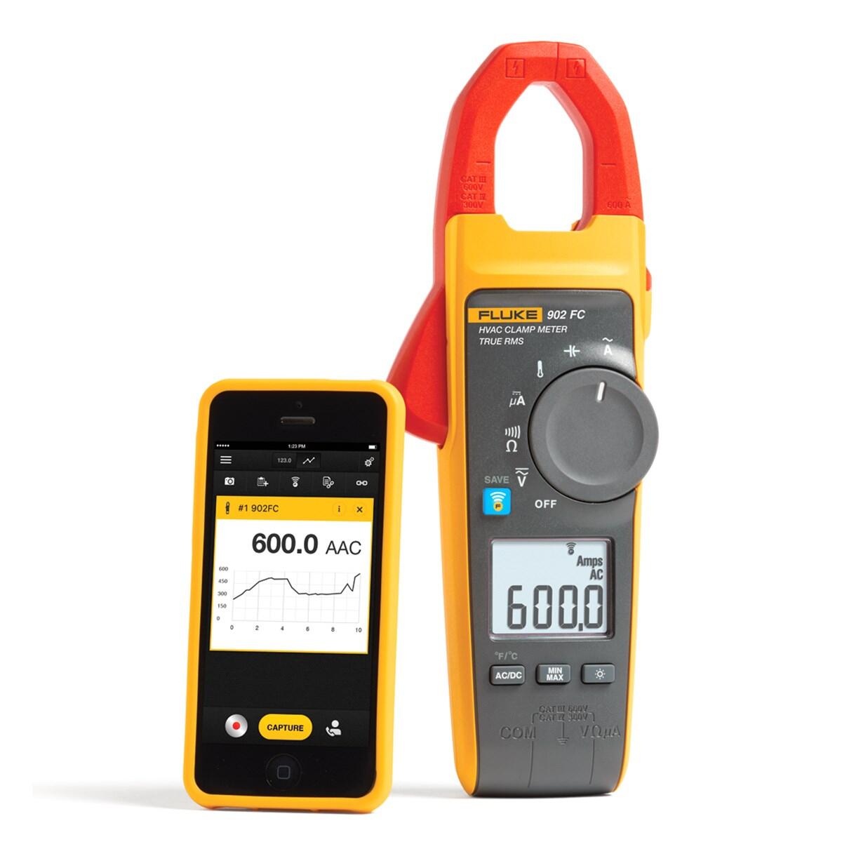 WEB Image FLUKE 902 FC Tradlos stromtang for HVAC  fluke 902 fc1030491752 plid 28228